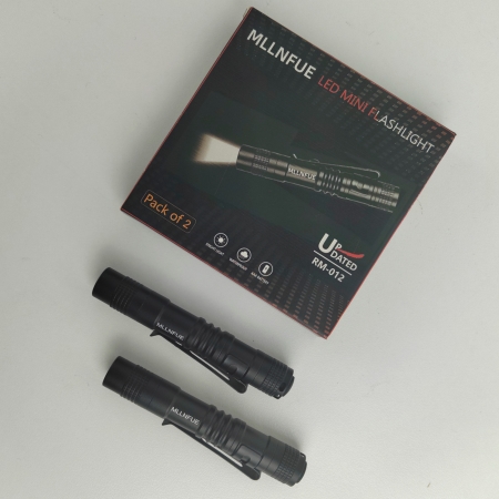 MLLNFUE Small Mini Pocket Led Pen Light Super Bright Waterproof 3.5inch Portable with Clip and AAA Battery for Inspection, Hikin