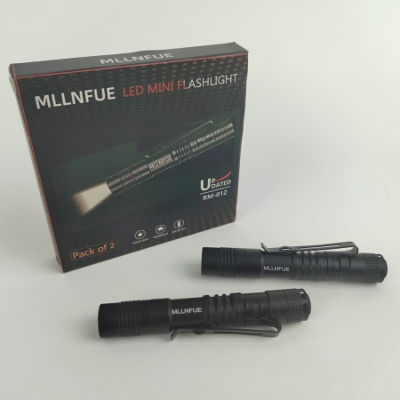 MLLNFUE Small Mini Pocket Led Pen Light Super Bright Waterproof 3.5inch Portable with Clip and AAA Battery for Inspection, Hikin