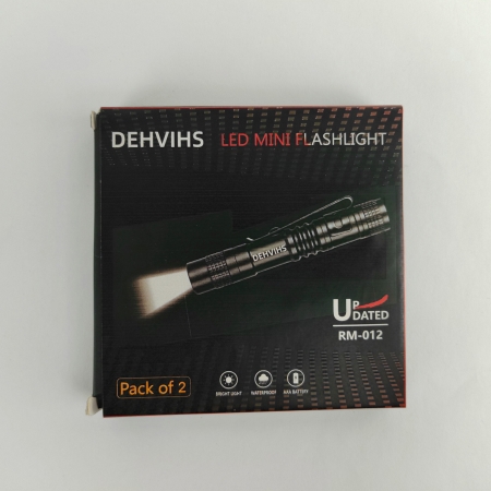DEHVIHS Small Mini Pocket Led Pen Light Super Bright EDC Waterproof 3.5inch Portable with Clip and AAA Battery for Inspection, H