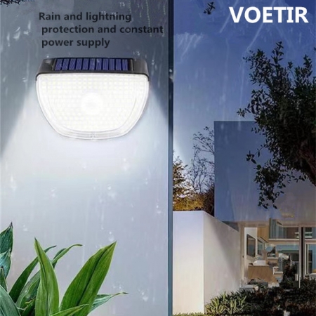 VOETIR Outdoor Wall Lights Solar Wall Lights Outdoor Modern Wall Light fixtures Waterproof Wall Mounted Light for Yard Patio